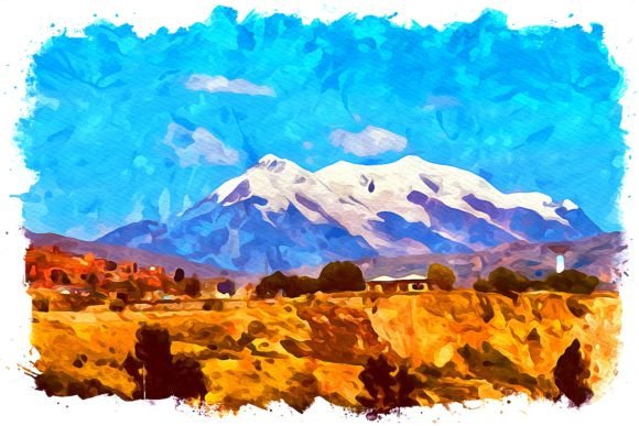 Bolivia South America Watercolor: A Fresh Illustration for Modern Branding