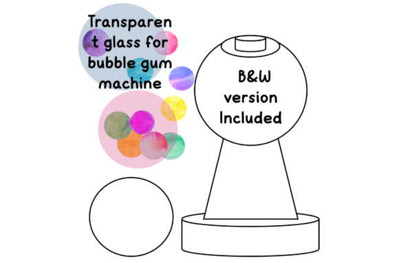Bubble Gum Machine Watercolour Graphic: A Designer’s Real-World Review