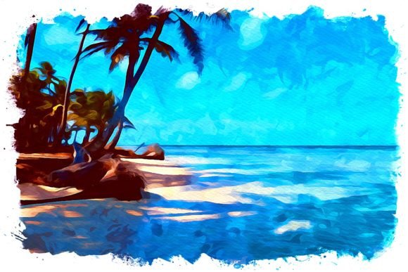 Cayman Islands Caribbean Watercolor: A Lush Illustration for Coastal Branding