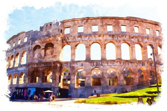 Pula Croatia Exquisite Watercolor Illustrations: A Designer’s Real-World Review