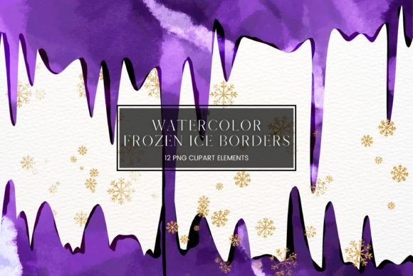 Purple Watercolour Icicle Borders: A Brand Designer’s Review for Real Local Business Branding