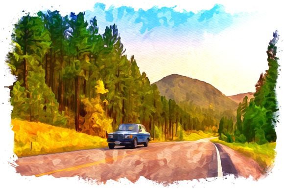 Sturgis U.S.A. Watercolor: A Local Brand Designer’s Take on This Versatile Illustration Pack