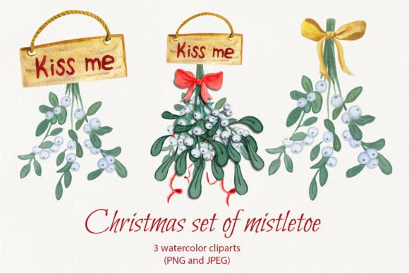 Watercolor Set of Mistletoes: A Designer’s Real-Use Review